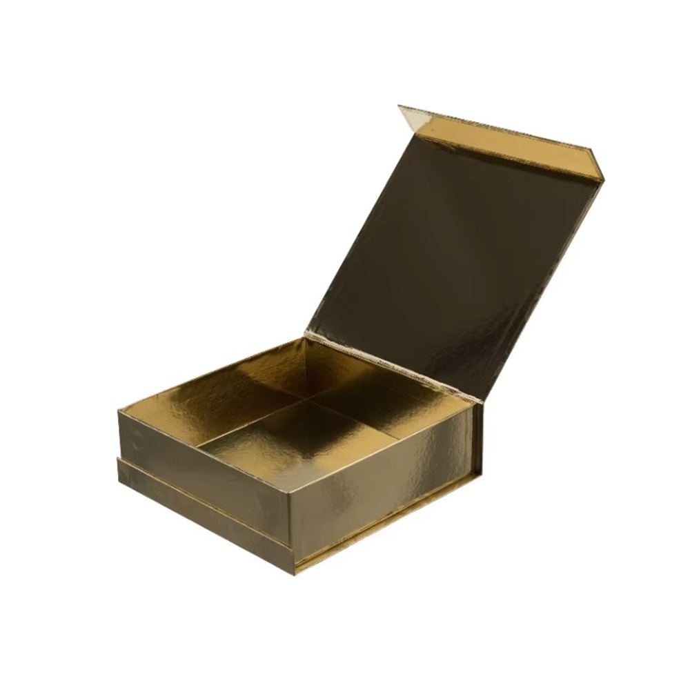 Luxury Gold Skincare - Custom Luxury Gift Box｜Magnetic Gold Foil