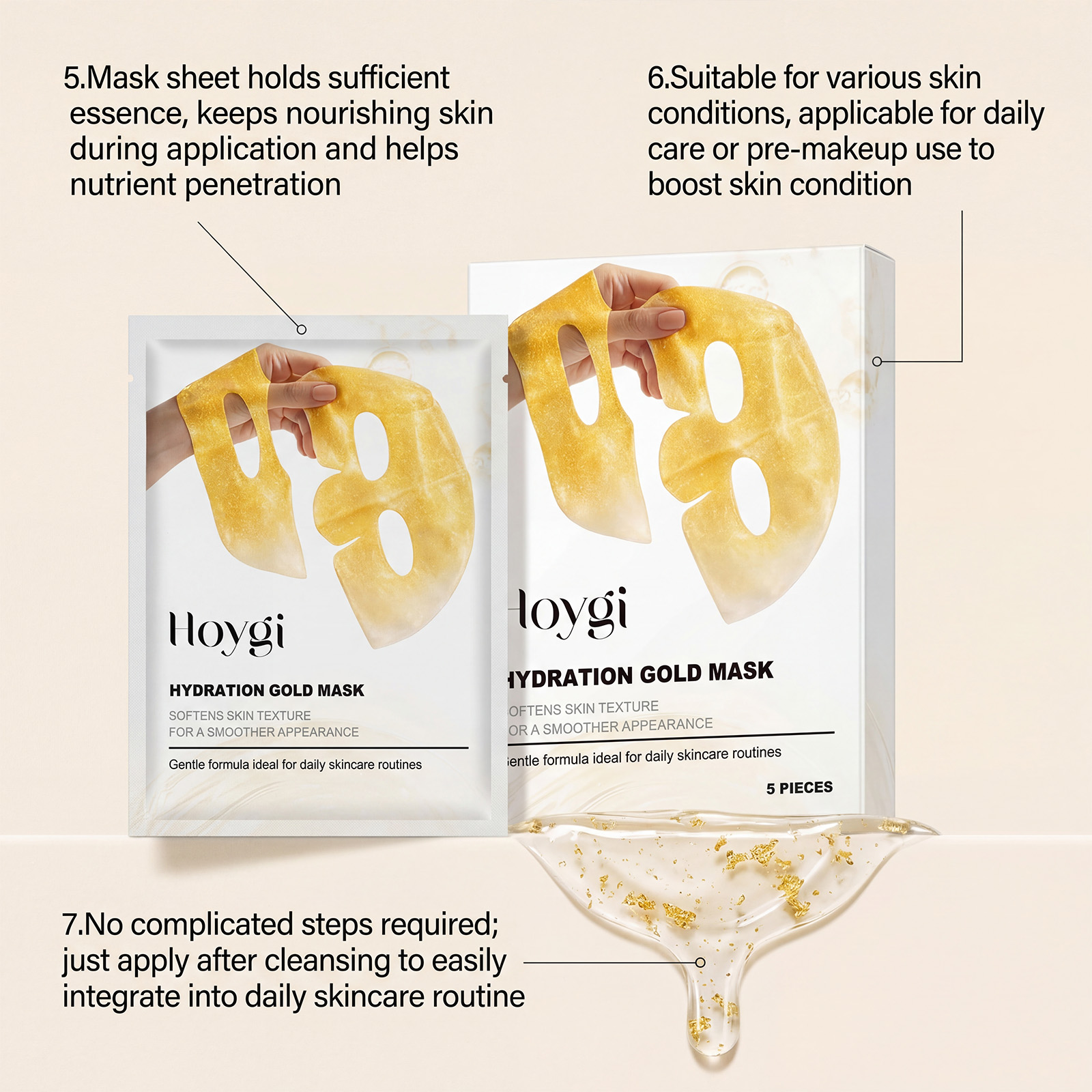 24K Gold Face Mask Niacinamide - đánh giá và giá Luxury Gold Skincare