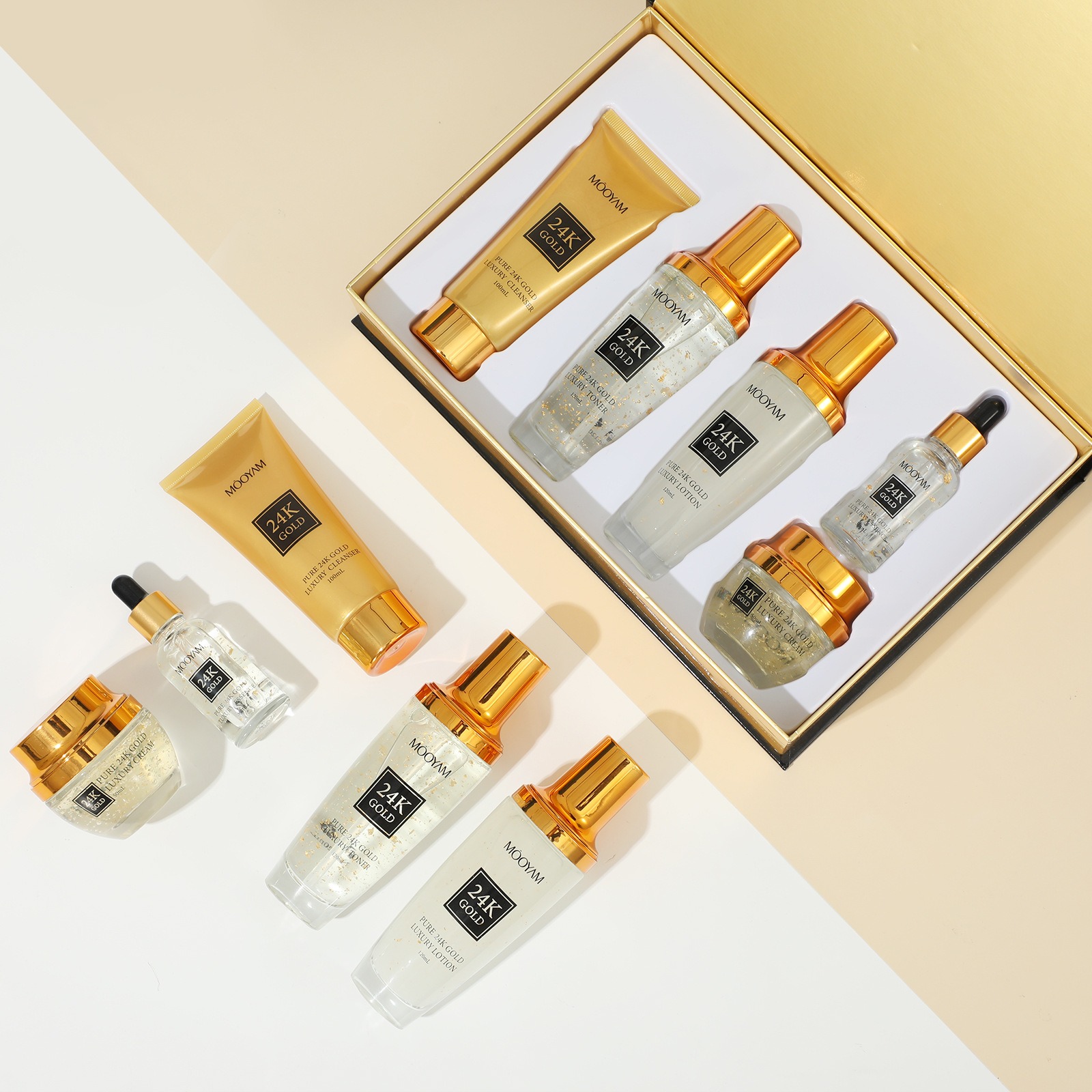 24K Gold LUXURY Moisturizin An - đánh giá và giá Luxury Gold Skincare
