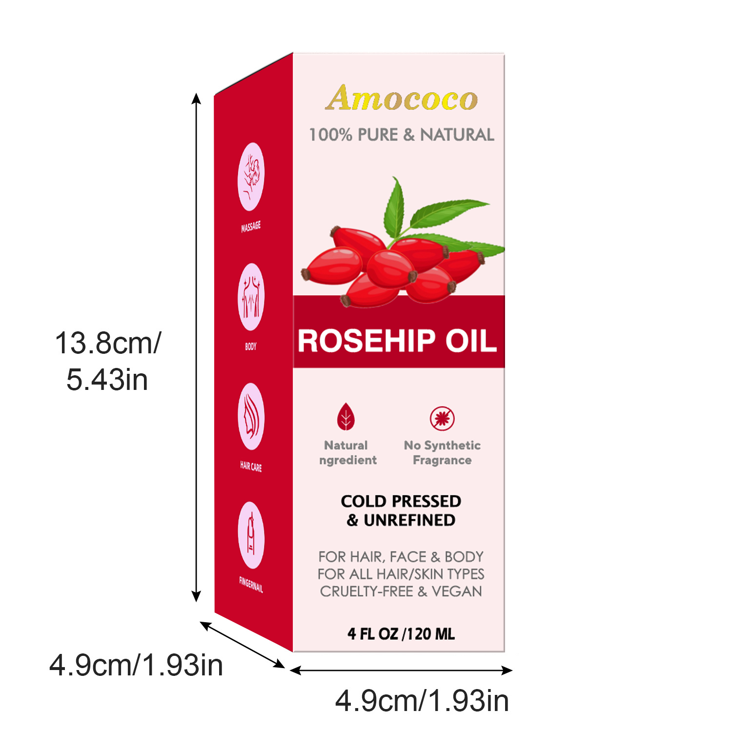 Amococo 2pcs Jojoba Oil and Ro - đánh giá và giá Cold Pressed Rose Hip