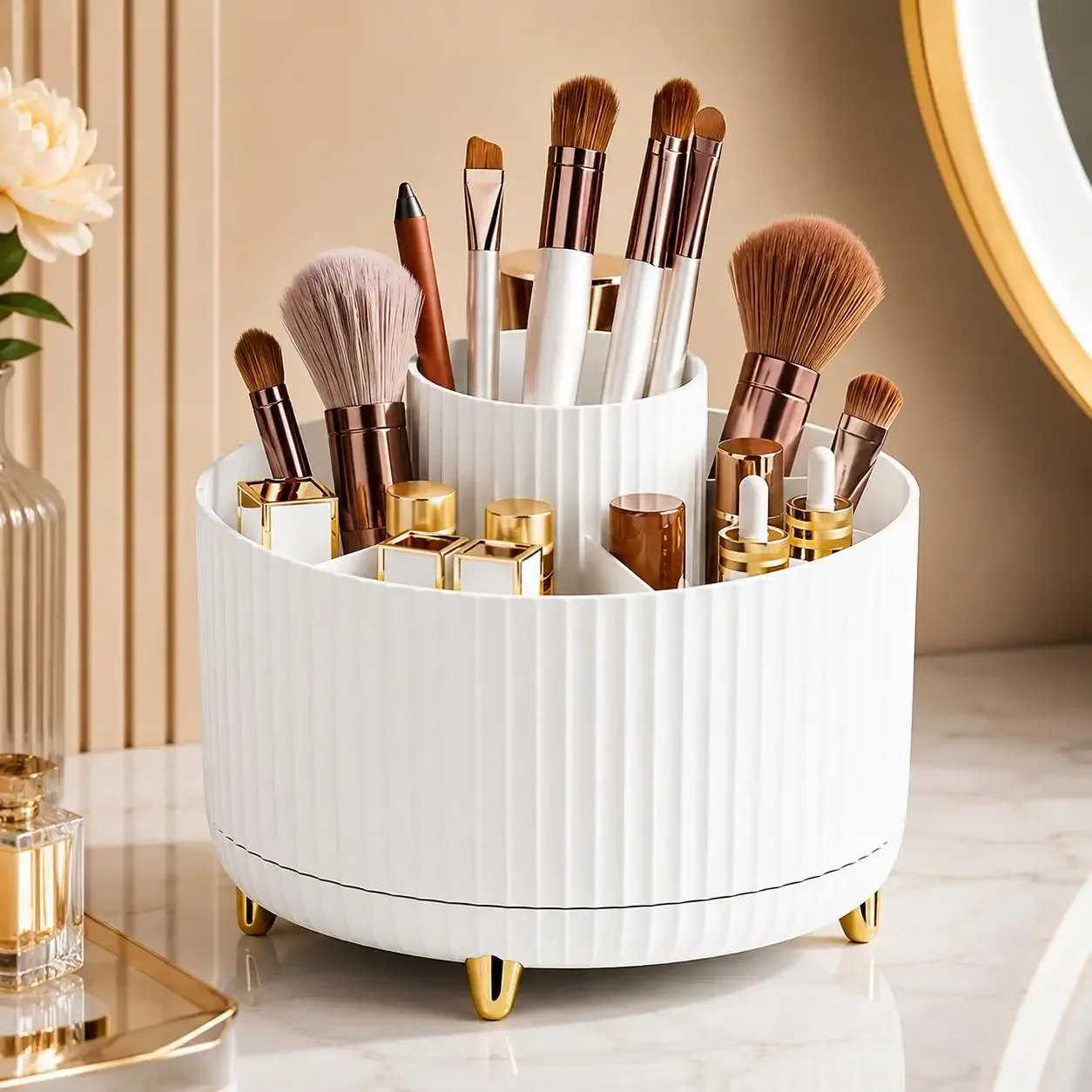 360 Rotating Makeup Organizer  - đánh giá và giá Luxury Skincare & Spa Photos