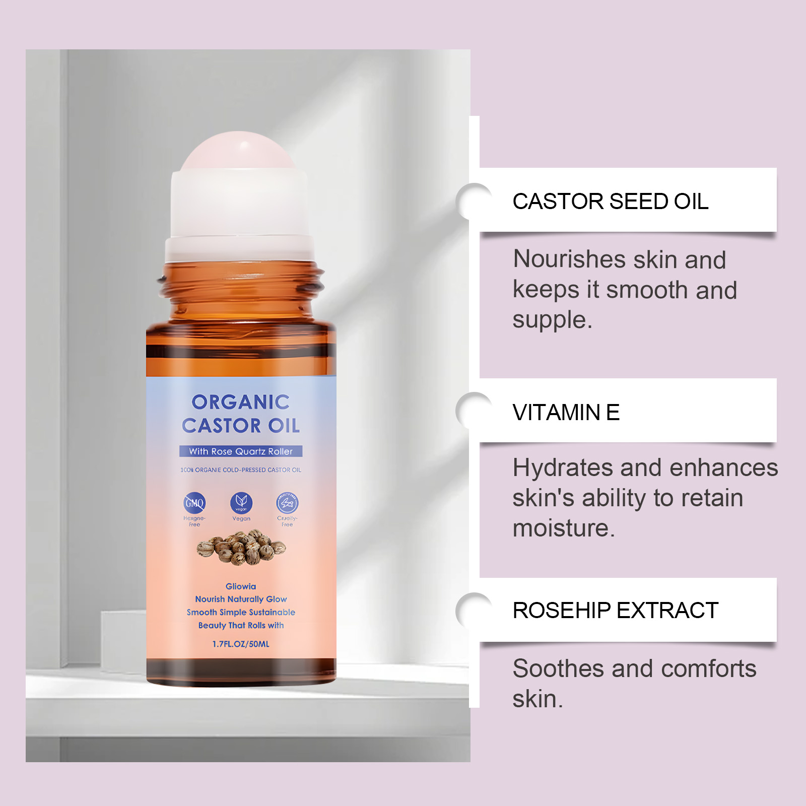 Natural Organic Castor Oil Col - đánh giá và giá Cold Pressed Rose Hip